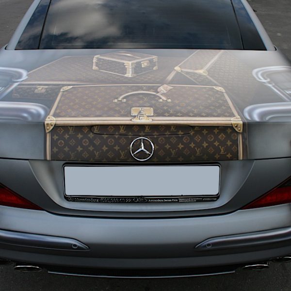 Роспись автомобиля Mercedes - Louis Vuitton